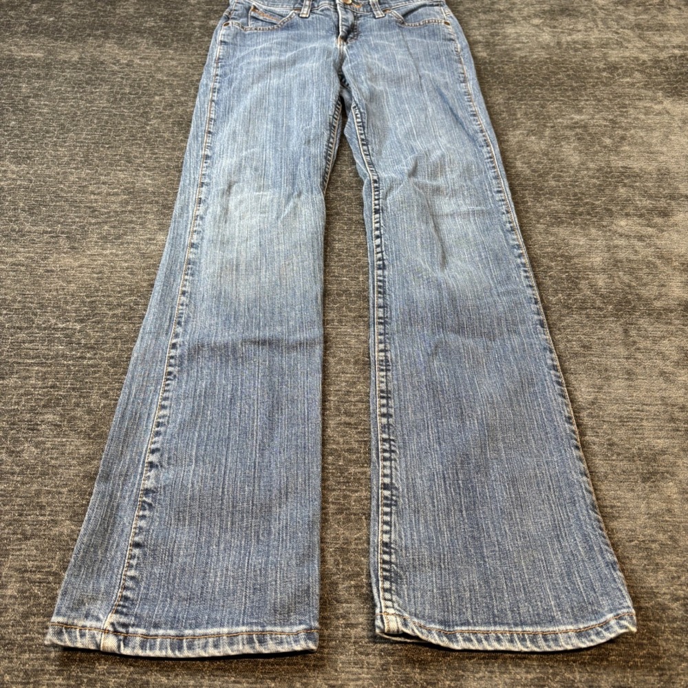 Wrangler Q-Baby Ultimate Riding Jeans Medium Wash Bootcut Size 28x34 Western Y2K - Picture 4 of 10
